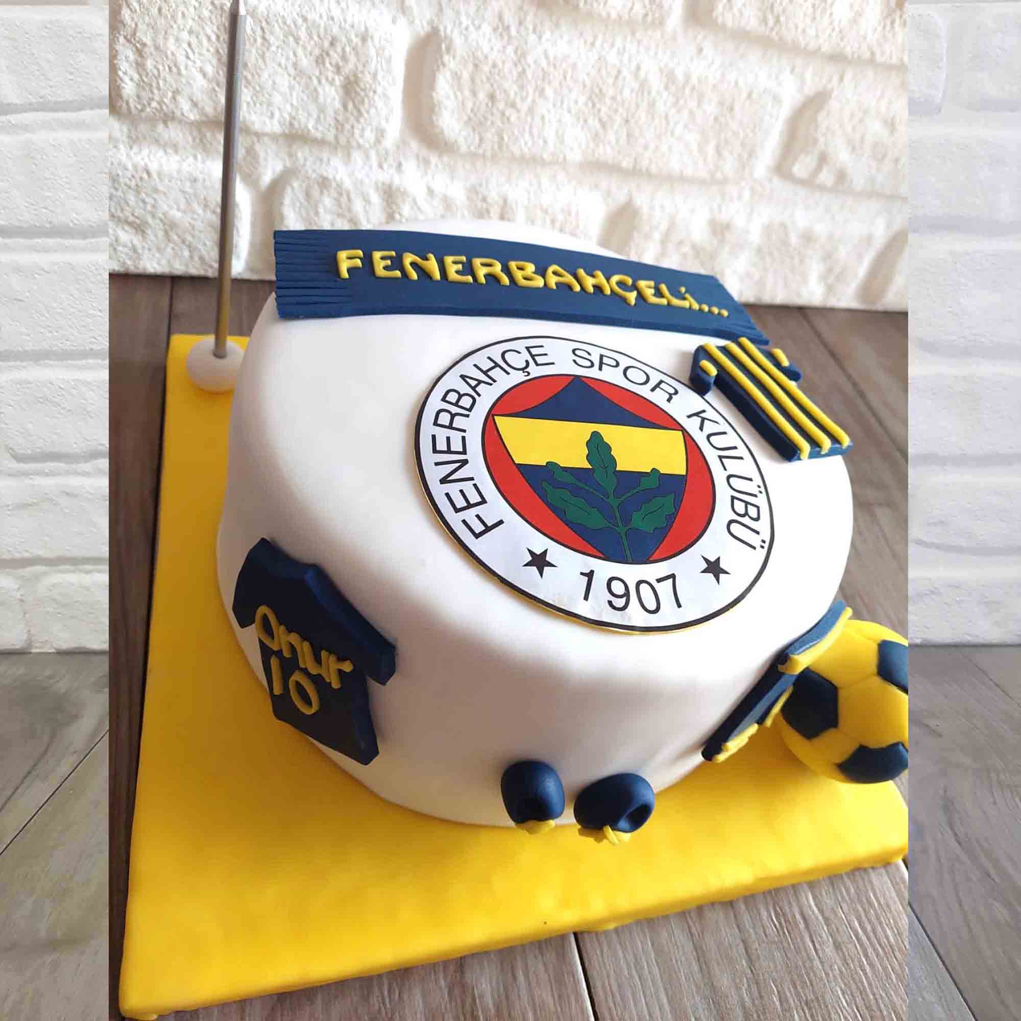 Fenerbahçe doğum günü pastası